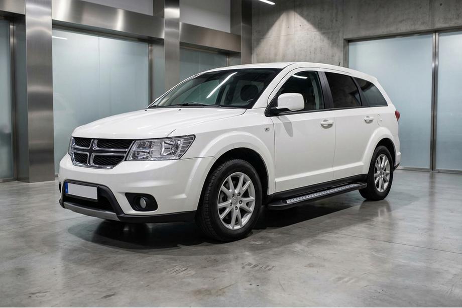 Dodge Journey 2008–2020 Stranske stopnice New Vision Black (2 kosa, aluminij) Image