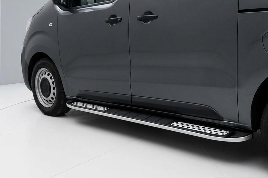 Citroen Jumpy 2007–2017 Bočne stopnice Tayga V2 (2 kosa, aluminij) Image