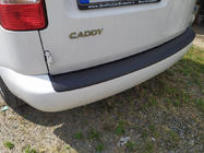 Volkswagen Caddy 2010–2015 Kromirana obloga zadnjega odbijača (ABS) fotografija 2
