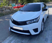 Toyota Corolla 2013–2019 Dodatek sprednjega odbijača – lip (črn) fotografija 1