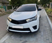 Toyota Corolla 2013–2019 Dodatek sprednjega odbijača – lip (črn) fotografija 3
