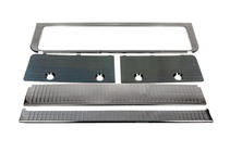 Toyota Land Cruiser 200 2007–2021 Komplet vložkov (temno brušen aluminij) fotografija 7