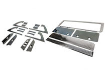 Toyota Land Cruiser 200 2007–2021 Komplet vložkov (temno brušen aluminij) fotografija 1