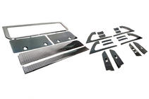 Toyota Land Cruiser 200 2007–2021 Komplet vložkov (temno brušen aluminij) fotografija 4