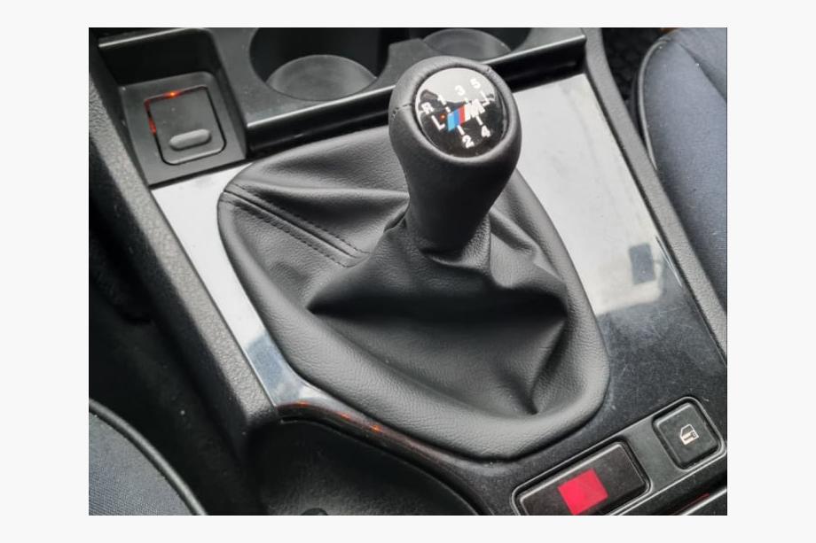 BMW serije 5 E39 1996–2003 Manšeta prestavne ročice + prestavna ročica OEM (umetno usnje) Image