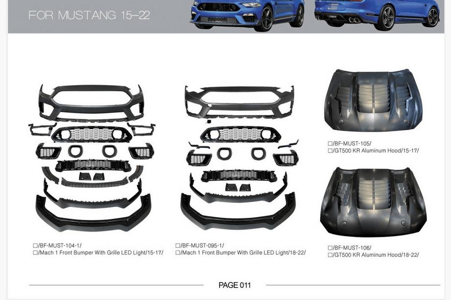 Ford Mustang 2015–2023 Komplet bodykita Image