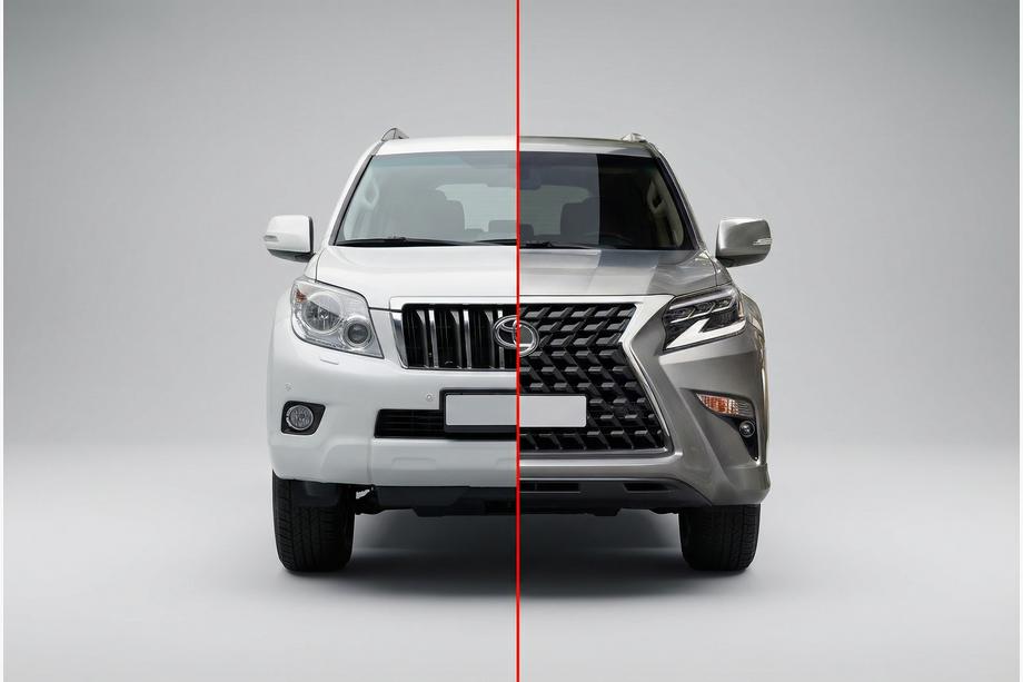 Toyota Land Cruiser Prado 150 2009–2023 Facelift komplet za Lexus GX460 2020 Fotografija 1