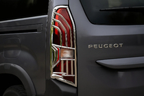 Peugeot Partner/Rifter 2019– Kromirani pokrovi zadnjih luči (2 kosa, ABS) fotografija 1