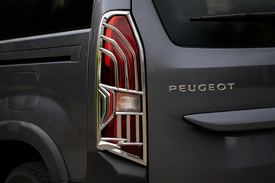 Peugeot Partner/Rifter 2019– Kromirani pokrovi zadnjih luči (2 kosa, ABS) Image