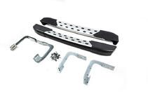 Mercedes Sprinter W906 2006–2018 Bočne stopnice DOT-Line za kolesom (2 kos, aluminij) Extra dolga fotografija 2