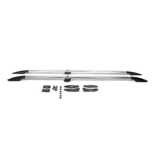 Strešni relingi – turški dizajn (krom, 2 kos) Toyota Land Cruiser 200 2007–2021 fotografija 2