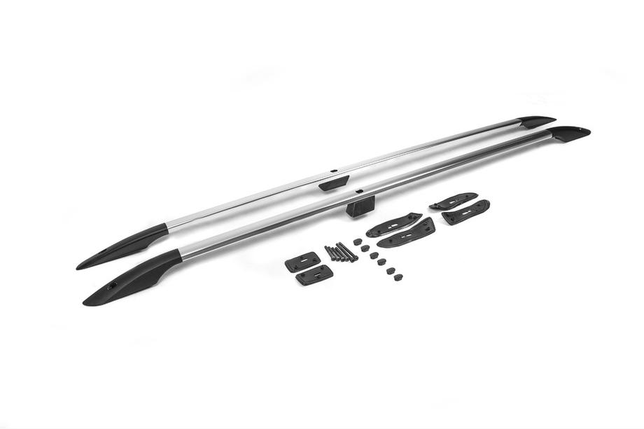 Toyota Land Cruiser 200 2007–2021 Strešni relingi – turški dizajn (krom, 2 kos) plastične nogice Fotografija 3