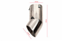 Toyota Land Cruiser Prado 150 2009–2023 Nastavek za izpuh (nerjavno jeklo) fotografija 4