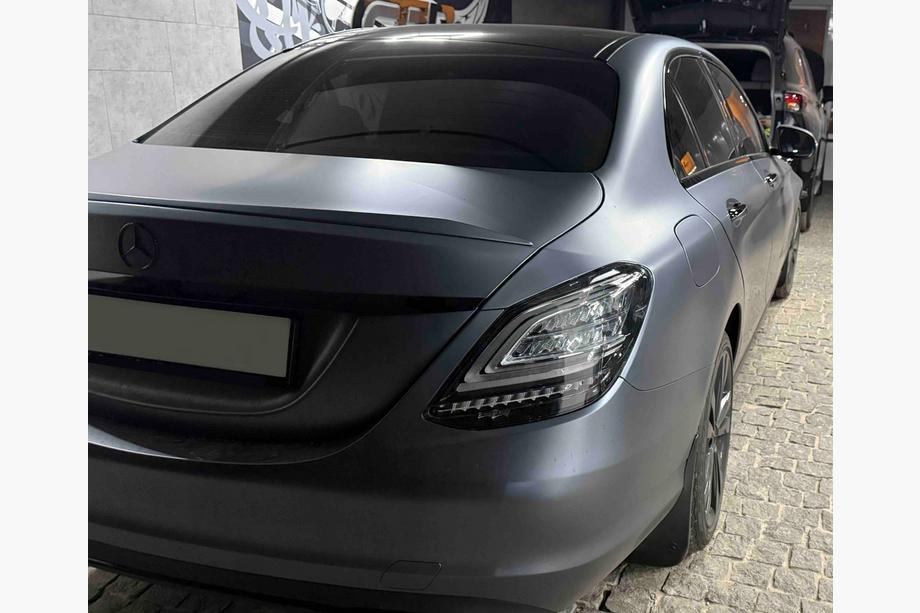 Mercedes C-class W205 2014–2021 Zadnje luči BlackEdition V1 (2 kosa) Fotografija 1