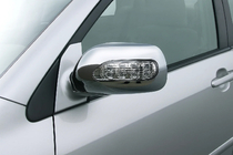 Toyota Corolla 2002–2007 Kromirani pokrovi ogledal za LED (2002-2005, 2 kos, plastika) fotografija 1