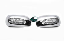 Toyota Corolla 2002–2007 Kromirani pokrovi ogledal za LED (2002-2005, 2 kos, plastika) fotografija 3