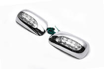 Toyota Corolla 2002–2007 Kromirani pokrovi ogledal za LED (2002-2005, 2 kos, plastika) fotografija 4