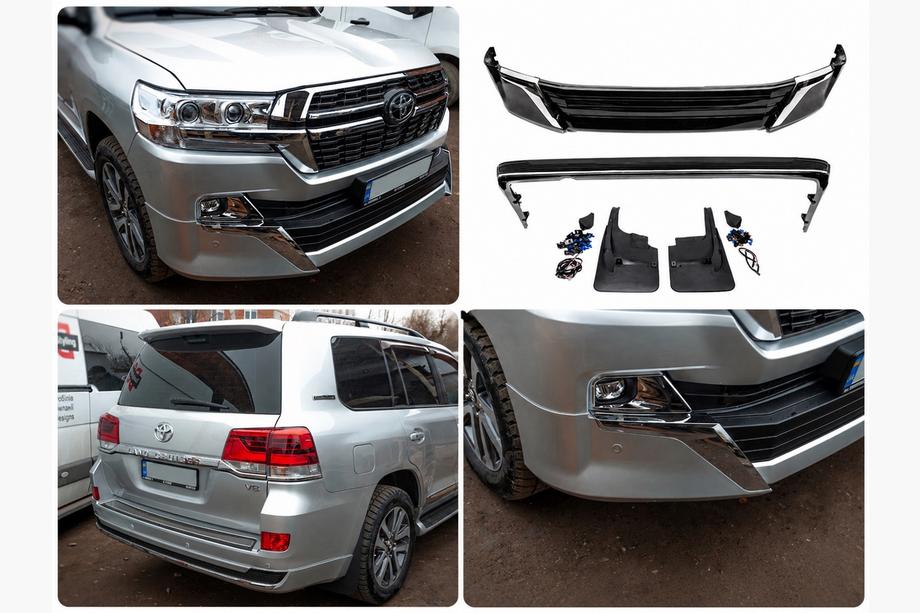 Toyota Land Cruiser 200 2007–2021 Komplet bodykita 2016-2021 (Executive 2021) Bela barva Image