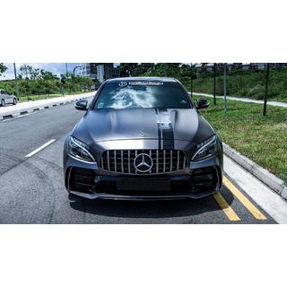 Komplet bodykita s polnim zadnjim odbijačem (dizajn Black Mamba C63GT) fotografija 2