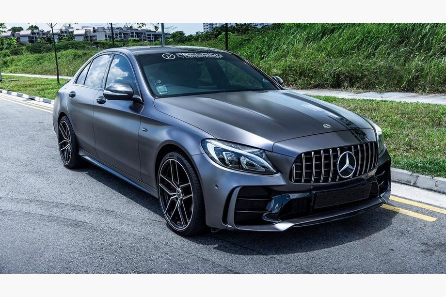 Mercedes C-class W205 2014–2021 Komplet bodykita s polnim zadnjim odbijačem (dizajn Black Mamba C63GT) Fotografija 3