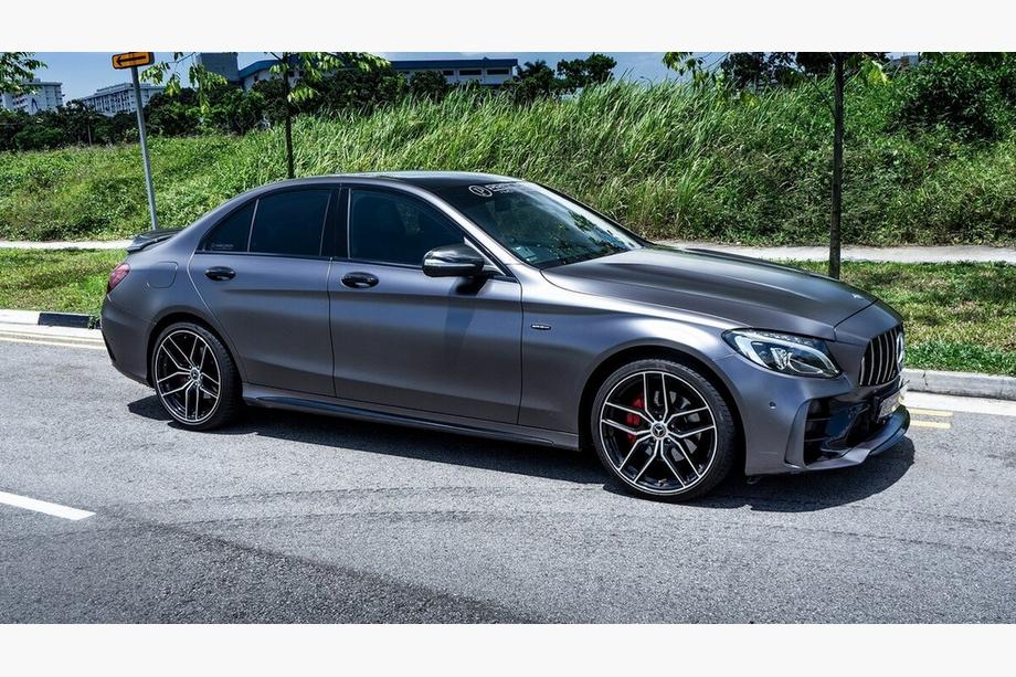 Mercedes C-class W205 2014–2021 Komplet bodykita s polnim zadnjim odbijačem (dizajn Black Mamba C63GT) Fotografija 5