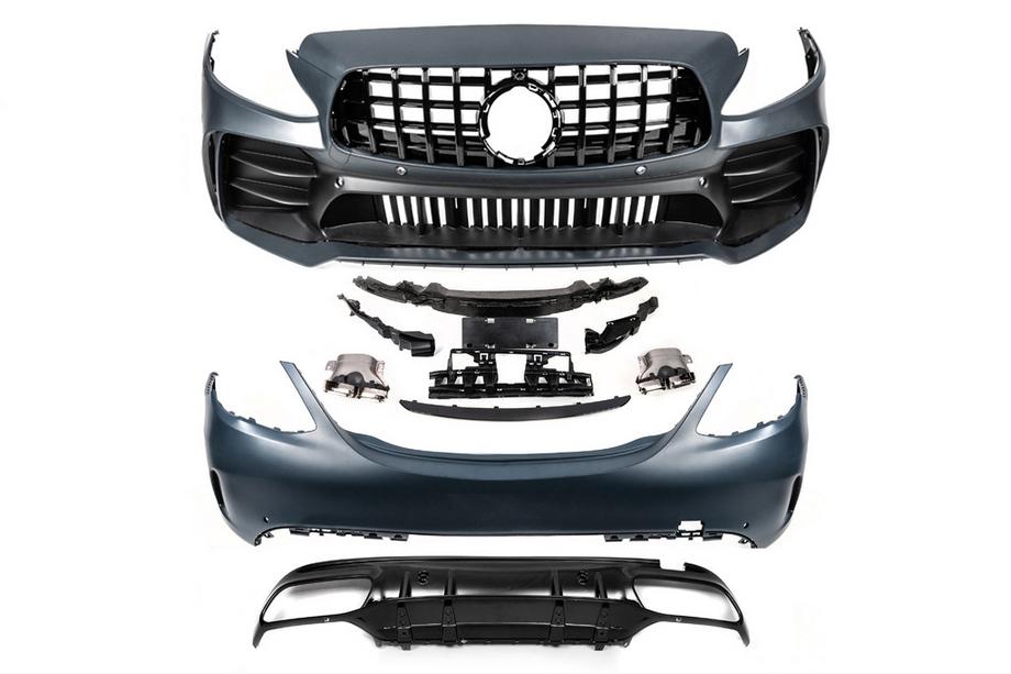 Mercedes C-class W205 2014–2021 Komplet bodykita s polnim zadnjim odbijačem (dizajn Black Mamba C63GT) Fotografija 11