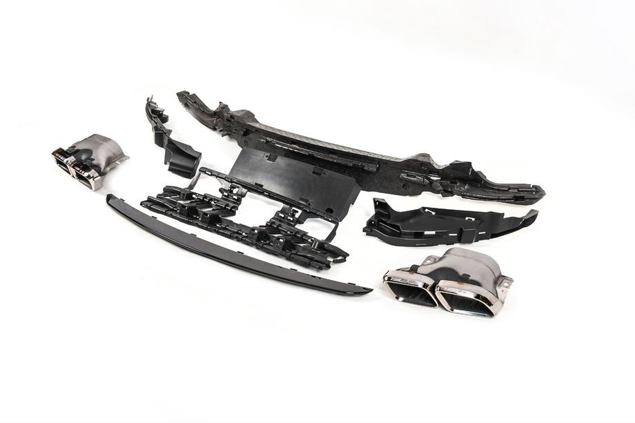Mercedes C-class W205 2014–2021 Komplet bodykita s polnim zadnjim odbijačem (dizajn Black Mamba C63GT) Fotografija 17