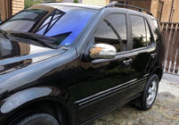 Mercedes ML W163 1997–2005 Kromirani pokrovi ogledal (2 kosa, nerjavno jeklo) fotografija 1