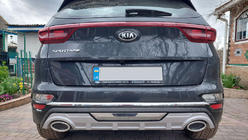 Kia Sportage 2015–2021 Sprednji in zadnji lip spojler 2019+ V1 (plastika) fotografija 2
