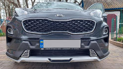 Kia Sportage 2015–2021 Sprednji in zadnji lip spojler 2019+ V1 (plastika) fotografija 1