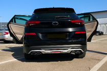 Hyundai Tucson TL 2016–2021 Sprednji in zadnji lip spojler 2019+ (2 kos) fotografija 2