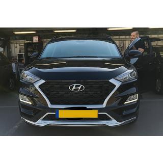 Sprednji in zadnji lip spojler 2019+ (2 kos) Hyundai Tucson TL 2016–2021 fotografija 4