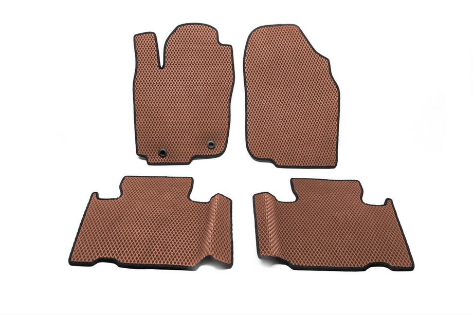 Toyota Rav 4 2013–2018 EVA avtomobilske preproge (opečnati vzorec) Image