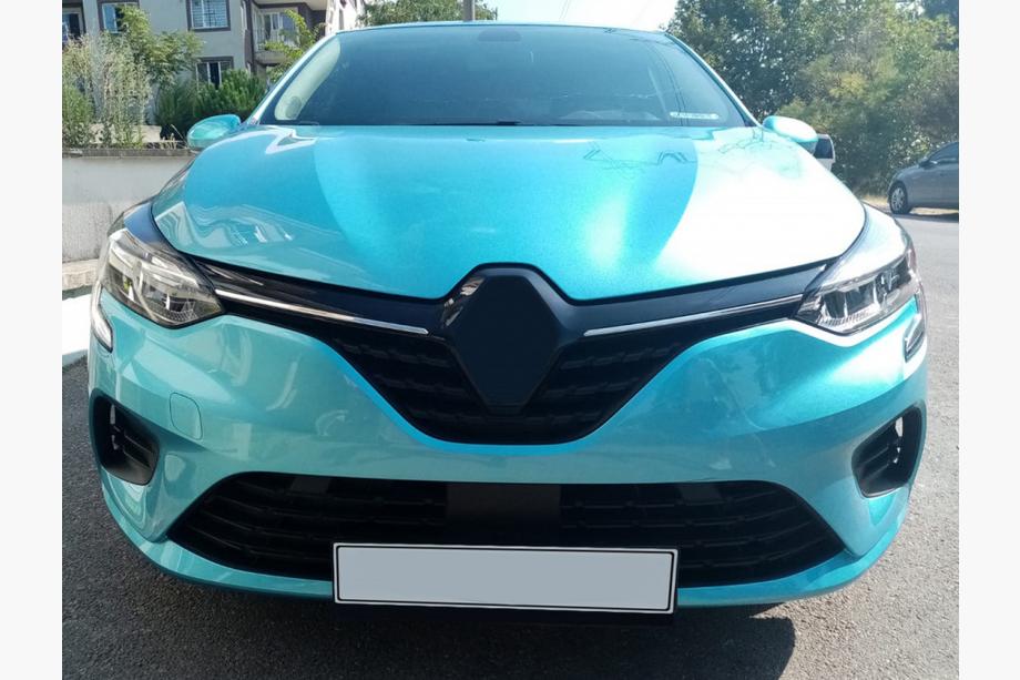 Renault Clio V 2019– Kromirani okrasni letvi za masko (2 kos) Image