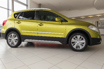 Suzuki SX4 S-Cross 2013–2016 Letve na vratih (4 kos, nerjaveče jeklo) fotografija 1