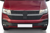 Volkswagen T6 2015–2024 Krom letvica za zgornji del maske 2019+ (1 kos, nerjavno jeklo) fotografija 1
