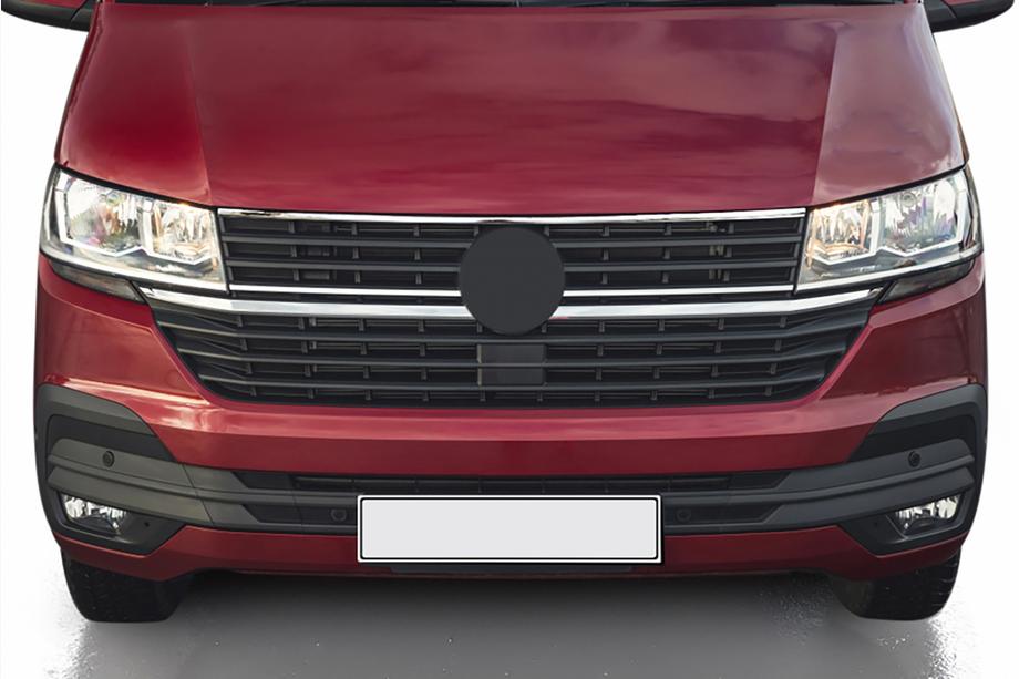 Volkswagen T6 2015–2024 Krom letvica za zgornji del maske 2019+ (1 kos, nerjavno jeklo) Image
