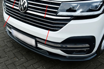 Volkswagen T6 2015–2024 Kromirane letvice za masko 2019+ (5 kos, nerjaveče jeklo) OmsaLine - italijansko nerjaveče jeklo fotografija 1