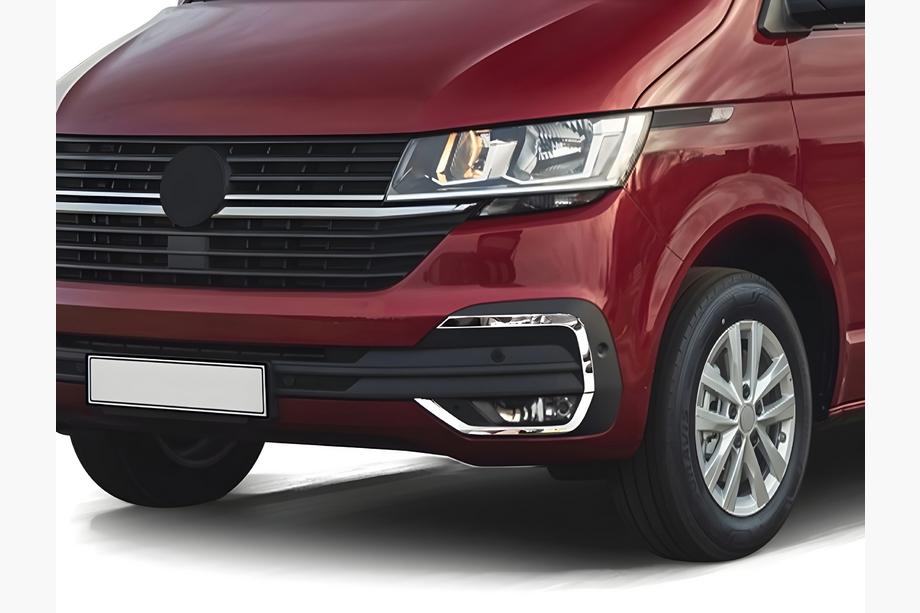 Volkswagen T6 2015–2024 Kromirani okvirji meglenk 2019+ (4 kos, nerjavno jeklo) Image