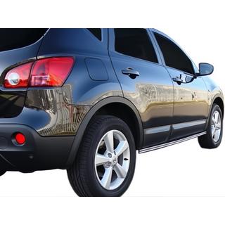 Dvojne bočne cevi (2 kosa, nerjaveče jeklo) Nissan Qashqai 2007–2010 fotografija 2