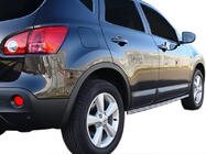 Nissan Qashqai 2010–2014 Dvojne bočne cevi (2 kosa, nerjaveče jeklo) fotografija 2
