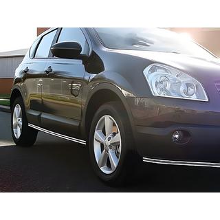 Dvojne bočne cevi (2 kosa, nerjaveče jeklo) Nissan Qashqai 2010–2014 fotografija 3