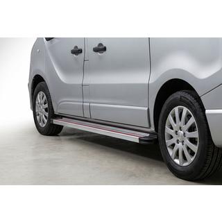 Bočne stopnice Maya Red-Grey (2 kos, aluminij) fotografija 1