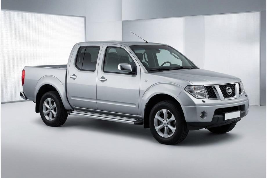 Nissan Navara 2006–2015 Bocni pragovi Maya V4 (2 kos, aluminij) Image