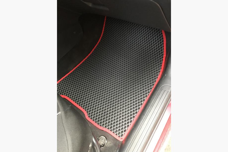 Chevrolet Aveo T250 2005–2011 EVA avtomobilske preproge (črne) Fotografija 4