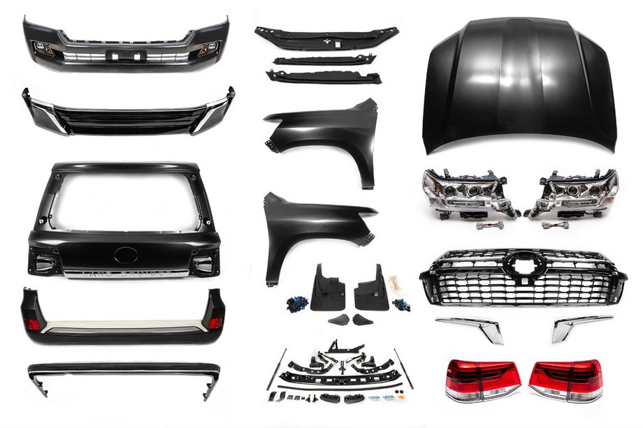 Toyota Land Cruiser 200 2007–2021 Facelift predelovalni komplet iz LC200 2008-2015 na 2021 Executive Fotografija 2