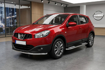 Nissan Qashqai 2010–2014 Stranske stopnice Tayga V2 (2 kos, aluminij) fotografija 1