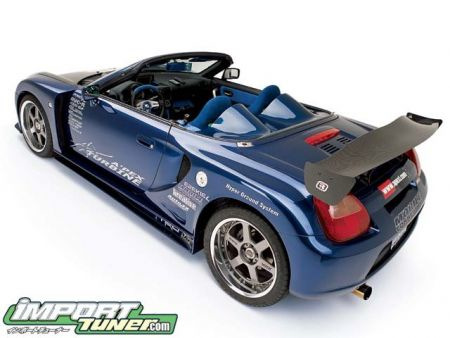 Tuning Toyote na primeru Toyota MR-S od Apexi USA