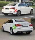 Mercedes A-class W177 2018– Blatne zavesice Premium Sedan (za Base, 4 kos) fotografija 3