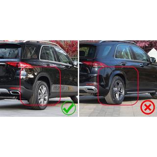Premium blatniki za zaščito pred blatom (nebarvani razširitveni deli kolotekov, model s stranskimi stopnicami, 4 kosi) fotografija 2